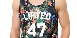 men's printed floral tshirts