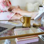 gold slate coasters