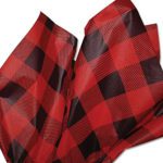 red-black-plaid-tissue-paper